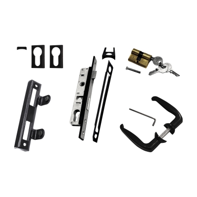 Set příslušenství pro dvoukřídlou bránu IDEAL - UNIVERSAL Antracit (RAL 7016)