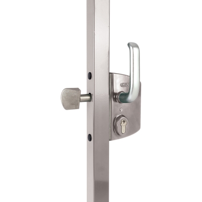 LOCINOX - zámek posuvné brány LSKZ60 - STŘÍBRNÝ