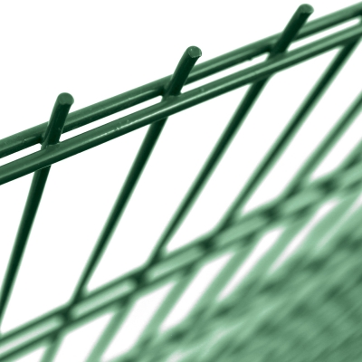 Doppelstabmatte PILOFOR SUPER, verzinkt + PVC, 2500x630 mm, 50x200 mm/2x6 mm horizontal + 5 mm vertikal, grün