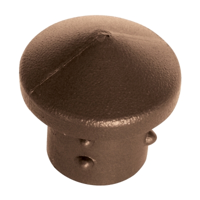 Čepička PVC 2" - barva hnědá