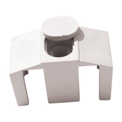 Příchytka PVC pro panely PILOFOR® CLASSIC - barva bílá