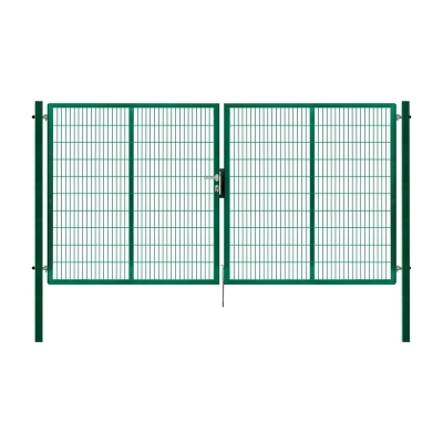 Dvoukřídlá brána PILOFOR® SUPER poplastovaná (Zn + PVC) - rozměr 4110 × 1780 mm