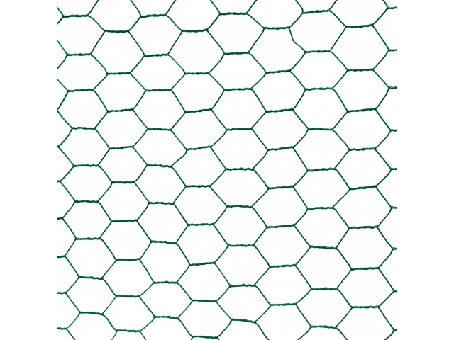 HEXAGONAL wire netting for breeders galvanized + PVC