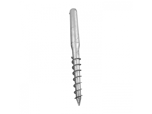 Ground screw for posts