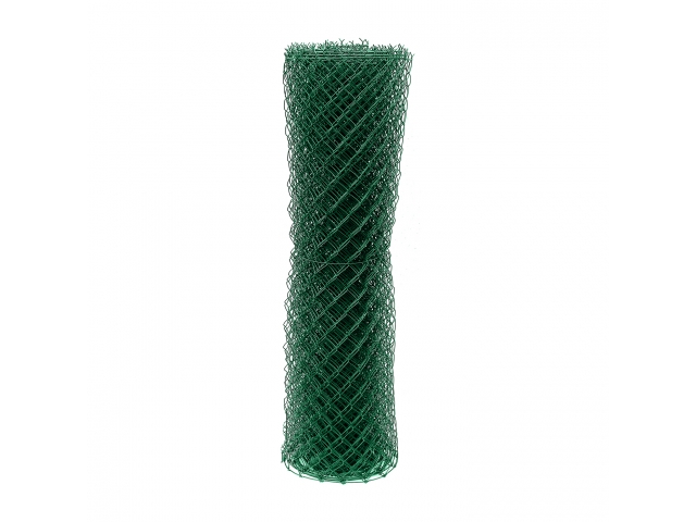 Chain link fences IDEAL® galvanized + PVC interlaced