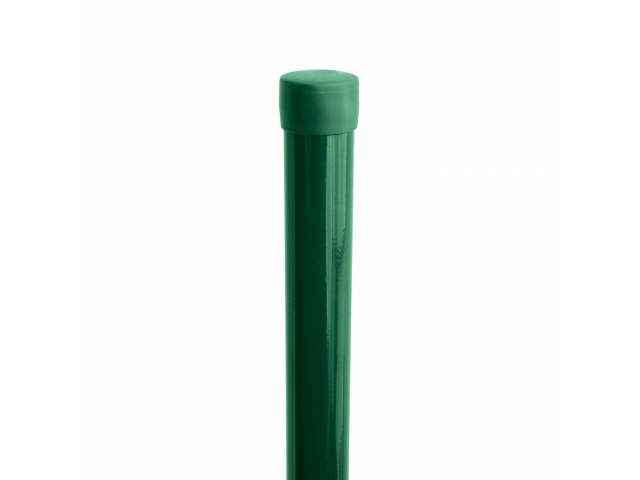 Rundpfosten IDEAL® verzinkt+PVC ohne klemme