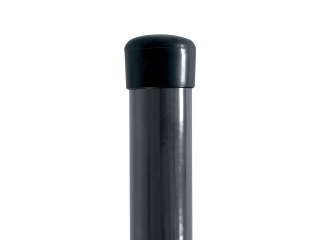 Rundpfosten IDEAL® verzinkt+PVC anthrazit