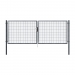 Double swing gate PILOFOR SUPER, 4090x1380 mm, Zn+RAL 7016