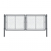 Double swing gate IDEAL II. 3605x950, galvanized + PVC, anthracite