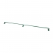 Console galvanized + PVC 100cm, Ø 12mm, green