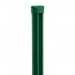 Sloupek kulatý PILCLIP Zn + PVC s montážní lištou 2700/60/1,5mm, zelená čepička, zelený