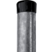 Stĺpik IDEAL ZN 2650/60/3,0 mm vr. čiernej čiap.