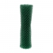 Chain Link fence IDEAL galvanized + PVC, ROUND INTERLACED roll 125/55x55/15m - 1,65/2,5mm, green