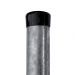 Stĺpik guľatý IDEAL Zn 1750/48/1,5, čierna čiapočka