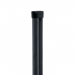 Stĺpik guľatý PILCLIP Zn + PVC s montážnou lištou 1750/48/1,5mm, RAL 7016, čierna čiapočka
