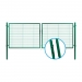 Dvoukřídlá brána SOLID® poplastovaná (Zn + PVC) - rozměr 3605 × 950 mm