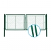 Double swing gate IDEAL II. 3037x1450, galvanized + PVC, green